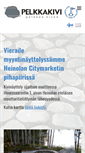 Mobile Screenshot of pelkkakivi.fi