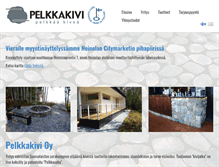 Tablet Screenshot of pelkkakivi.fi